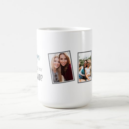 Foto "Werden Sie meine Bridesmaid? Kaffeetasse (Mittel)