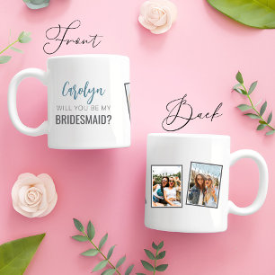 Foto "Werden Sie meine Bridesmaid? Kaffeetasse
