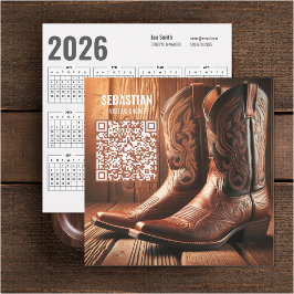 Foto Western 2026 Kalender-Visitenkarte hinzufügen