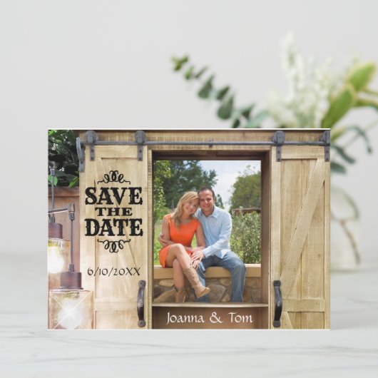 Foto Western Einladung (Stehend Vorderseite)