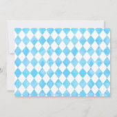 Foto Whimsical Alice im Wunderland Babydusche Einladung (Rückseite)