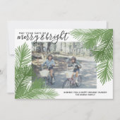 Foto Whimsical Branches Calligraphy Weihnachten (Vorderseite)