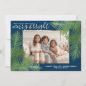 Foto Whimsical Branches Calligraphy Weihnachten (Vorderseite)