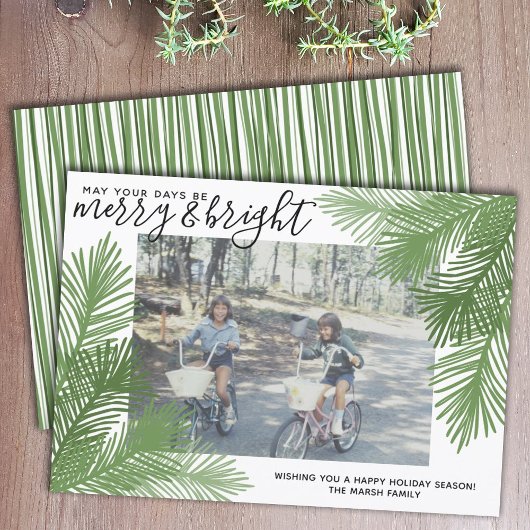 Foto Whimsical Branches Calligraphy Weihnachten