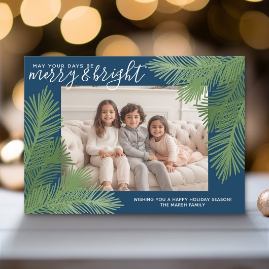 Foto Whimsical Branches Calligraphy Weihnachten