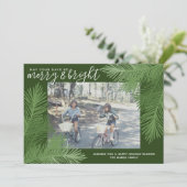 Foto Whimsical Branches Calligraphy Weihnachten (Stehend Vorderseite)