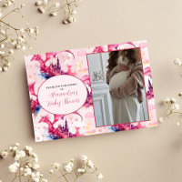 Foto Whimsical Pink Dragon Baby Dusche