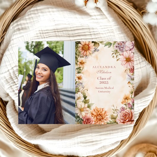 Foto Whimsical Wildblume Meadow Abschluss Ankündigung