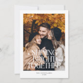 Foto White Feiertagskarte (Vorderseite)