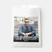 Foto White Graduate Script Geschenktütchen (Vorderseite)
