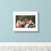 Foto White Leinwanddruck (Insitu (Holzboden))