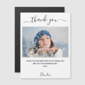 Foto White Luxe dank Kartenmagnet Magnetkarte (Vorne/Hinten)