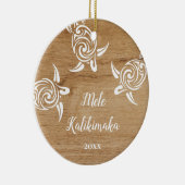 FOTO White Turtles | Mele Kalikimaka Keramik Ornament (Rechts)