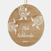 FOTO White Turtles | Mele Kalikimaka Keramik Ornament (Links)