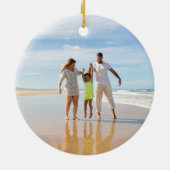 FOTO White Turtles | Mele Kalikimaka Keramik Ornament (Hinten)