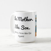 Foto wie Vater/Mutter wie Tochter/Sohn Kaffeetasse (Vorderseite Links)