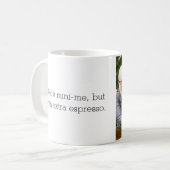 Foto wie Vater wie Tochter oder Sohn Kaffeetasse (Vorderseite Links)