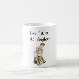 Foto wie Vater Wie Tochter/Sohn Kaffeetasse
