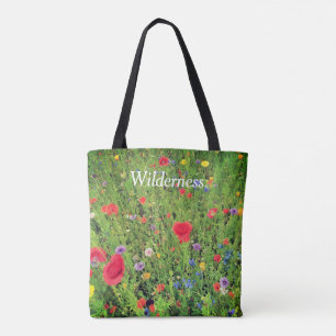 Foto "Wild Blume" - benutzerdefinierter Mehrdruck- Tasche