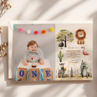 Foto Wild One Jungle Safari Tiere Junge 1.