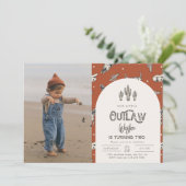 Foto Wild West Einladung | Cowboy (Stehend Vorderseite)