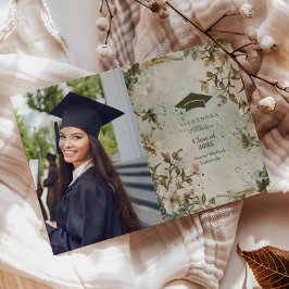 Foto Wildblume Bloom Graduation Party Ankündigung