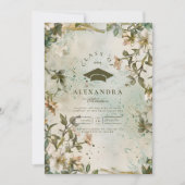 Foto Wildblume Bloom Graduation Party Einladung (Vorderseite)