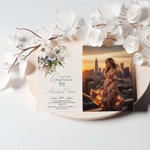 Foto Wildblume Boho Garden Abschluss Einladung