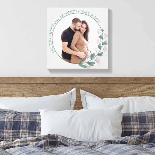 Foto-Wildblume der ersten Mütter Leinwanddruck (Insitu (Schlafzimmer))