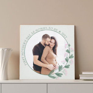 Foto-Wildblume der ersten Mütter Leinwanddruck