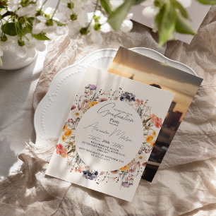 Foto Wildblume Garden Gartenanlage Grüne Abschluss Einladung