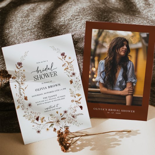 Foto Wildblume Hochzeit speichern Datum Einladung