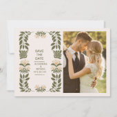 Foto Wildblumen Hochzeit im Botanischen Garten Save The Date (Vorderseite)