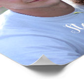 Foto Willkommen bei unserem Hochzeitszeichen Poster (Ecke)