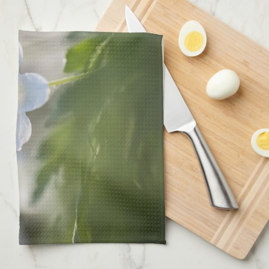 Foto Windblume Geschirrtuch (Viertel Falte)