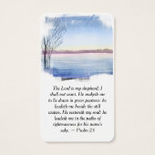 Foto Winter Lake Praetkarte (Rückseite)