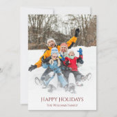 Foto Winter Szene Moderne Weihnachten (Vorderseite)