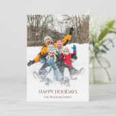 Foto Winter Szene Moderne Weihnachten (Stehend Vorderseite)