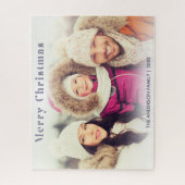 Foto Winter Urlaub Moderne Weihnachten Puzzle (Vertikal)