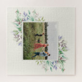 Foto Winter Watercolor Floras Custom Puzzle (Horizontal)