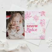 Foto Winter zum Geburtstag von Mädchen Einladung