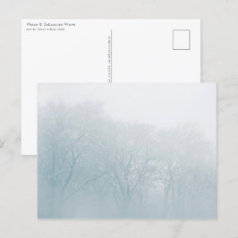 Foto Winterlandschaft Postkarte