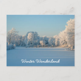 Foto Winterwunder Land Schnee Landschaft Postkarte