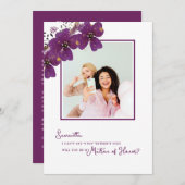 Foto wird mein Ehrentext sein Einladung (Vorne/Hinten)