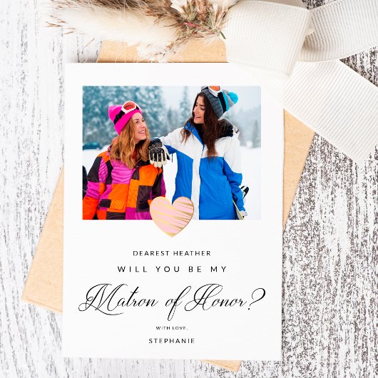 Foto wirst du mein Liebling des Ehrenrosa Herzens Postkarte