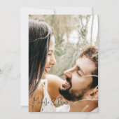 Foto Wispy Boho Floral Wedding Save the Date (Vorderseite)