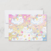 Foto Woodland Forest Animals Kinderdusche Dankeskarte (Rückseite)