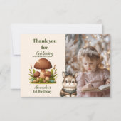 Foto Woodland Tiere Grüne Wilde 1 1. Dankeskarte (Vorderseite)