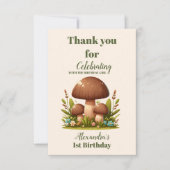 Foto Woodland Tiere Grüne Wilde 1 1. Dankeskarte (Vorderseite)