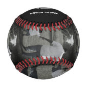 Foto World's Nummer Eins-Vater Großvater Schwarzer Baseball (Rückseite)